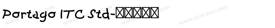 Portago ITC Std字体转换